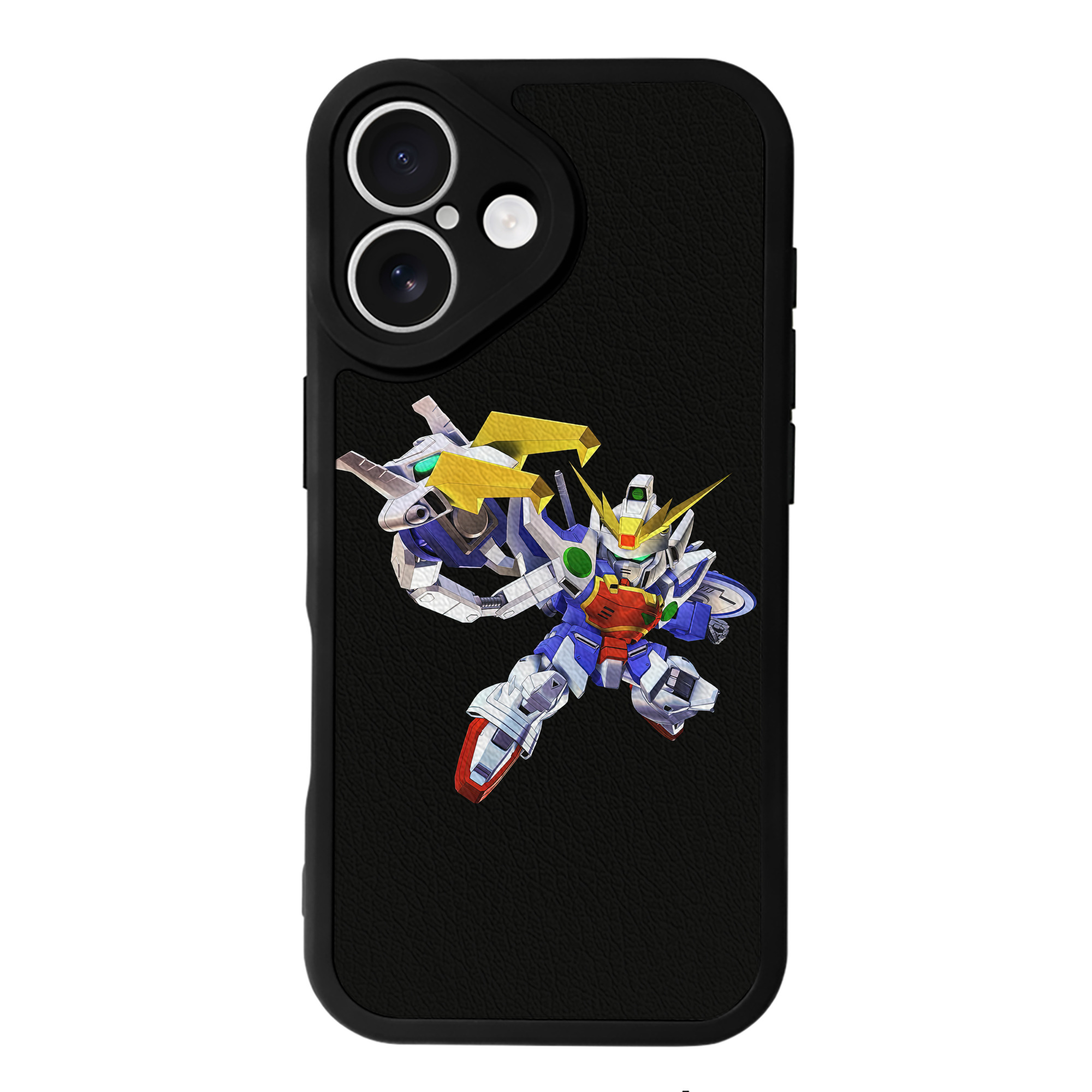 （画像用） 機動戦士ガンダム Mobile Suit Gundam 【iPhone 16シリーズ対応】シリコンスマホケース（レザー調） 材質：シリコン